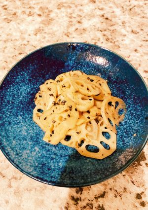 黒ごま香る蓮根のきんぴら-レシピのメイン写真