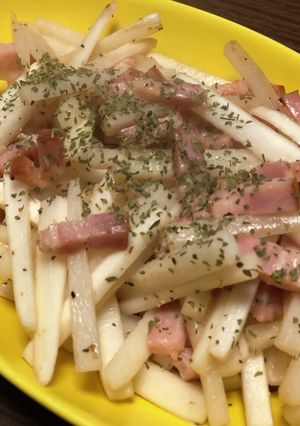 ベーコンと大根のバター炒め-レシピのメイン写真