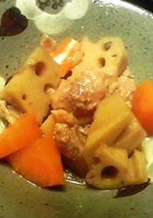 ★鶏肉＆根菜の煮物★-レシピのメイン写真