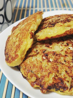 【初心者向け】野菜たっぷりお焼き-レシピのメイン写真