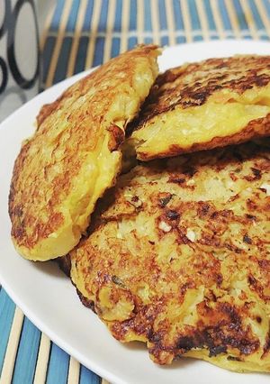 【初心者向け】野菜たっぷりお焼き-レシピのメイン写真