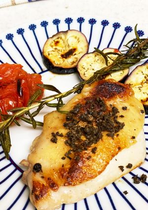 鶏肉と野菜のグリル。焼くだけで美味しい！-レシピのメイン写真