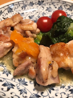 チキンのレモンバターソテーあんず風味-レシピのメイン写真