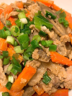 【下味冷凍】豚こまとごぼうのごま味噌漬け-レシピのメイン写真