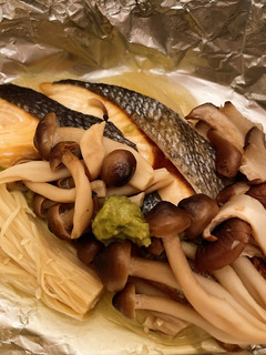 鮭のホイル焼き柚子胡椒仕立て-レシピのメイン写真