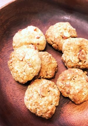 アーモンドとオートミールクッキー-レシピのメイン写真