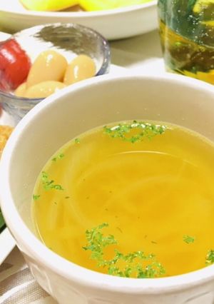 シンプル玉ねぎのスープ・コンソメスープ-レシピのメイン写真