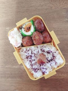黒酢肉団子弁当♪-レシピのメイン写真