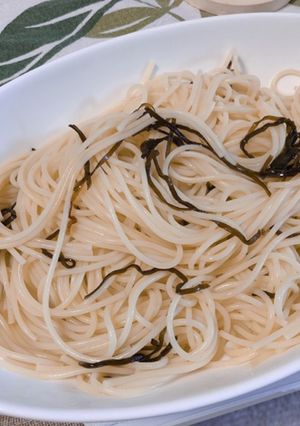 シンプル塩昆布パスタ-レシピのメイン写真