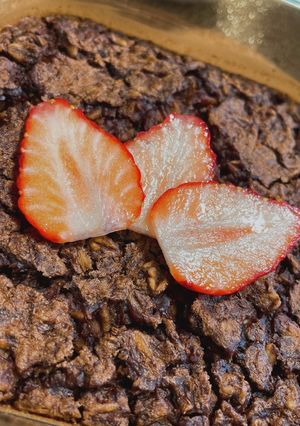 チョコココア味ベイクドオートミール-レシピのメイン写真