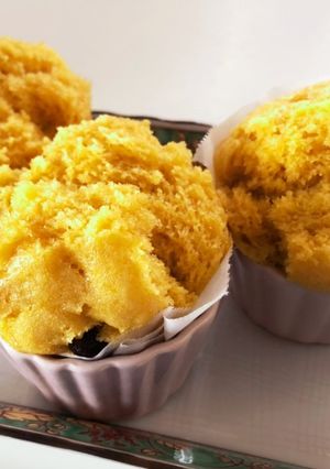 カボチャ×豆乳×レーズンの旨々蒸しパン-レシピのメイン写真