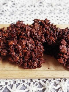オートミールでザクザクチョコクッキー風♪-レシピのメイン写真