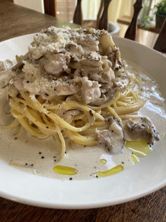 きのこのクリームパスタ-レシピのメイン写真