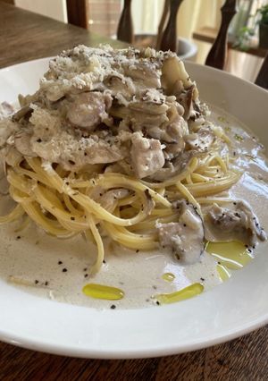 きのこのクリームパスタ-レシピのメイン写真