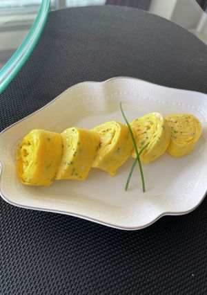 チャイブの卵焼き-レシピのメイン写真