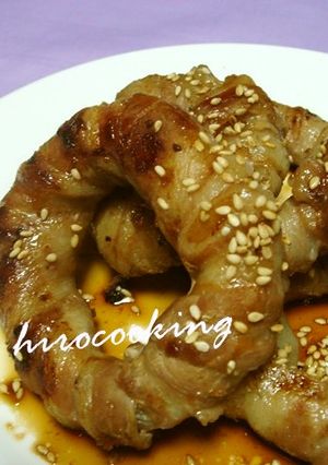 肉巻きオニオンリング-レシピのメイン写真