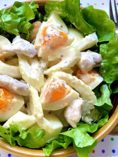 鶏モモ肉とセロリ・卵のマヨサラダ☆-レシピのメイン写真