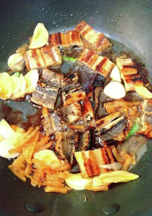 穴子の白焼きで薬味だれ-レシピのメイン写真
