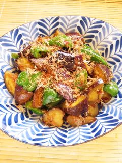 ☺なすとピーマンの簡単おかかポン酢炒め☺-レシピのメイン写真