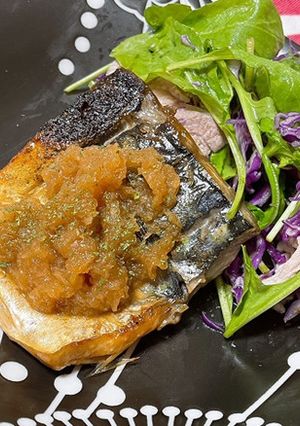 さばのおろしソース@つくば市学校給食-レシピのメイン写真