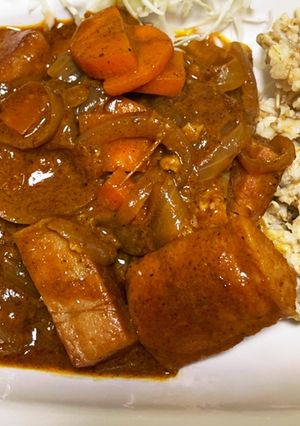 ルーなしスパムカレー-レシピのメイン写真