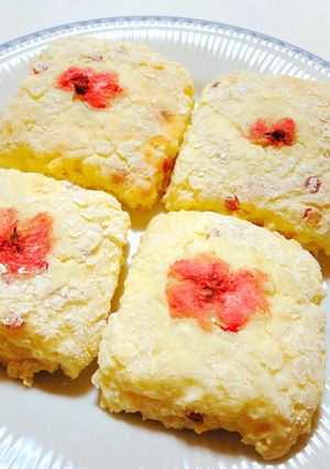 もちもち桜餅風ごはんスコーン-レシピのメイン写真