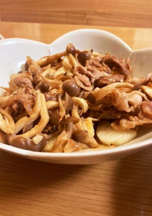 長芋のきのこソースがけ-レシピのメイン写真