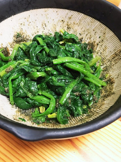 ほうれん草の胡麻和え♪味噌♪-レシピのメイン写真