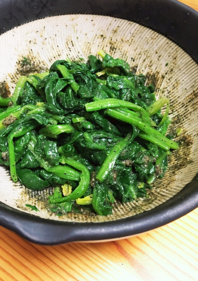 ほうれん草の胡麻和え♪味噌♪-レシピのメイン写真