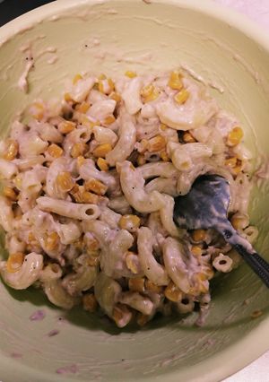 ご飯が進む?!レンジでマカロニサラダ◎-レシピのメイン写真