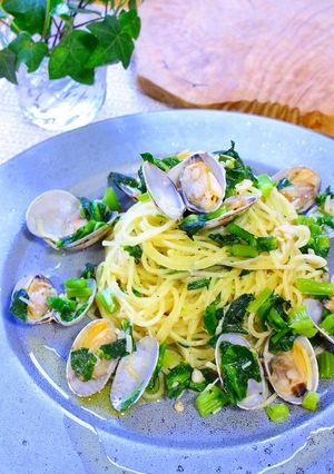 アサリと菜の花のパスタ-レシピのメイン写真