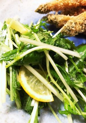 ごま油&味覇!シャキシャキ水菜-レシピのメイン写真
