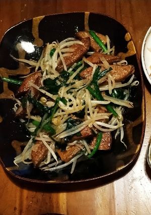 簡単！めんつゆで作るレバニラ-レシピのメイン写真