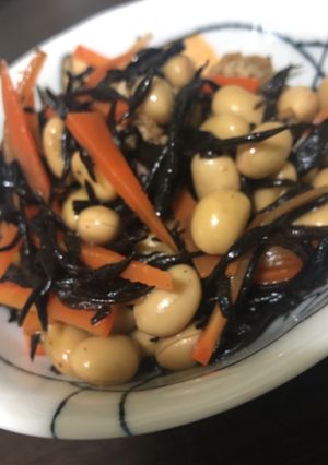 大豆とひじきの煮物-レシピのメイン写真