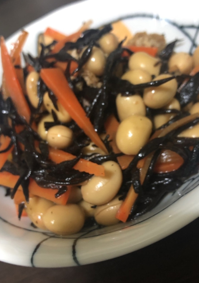 大豆とひじきの煮物-レシピのメイン写真