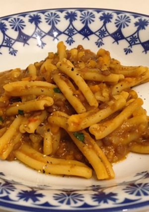 レンズ豆の簡単&本格パスタ(ナポリ風)-レシピのメイン写真