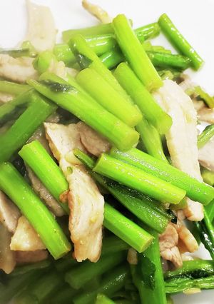 水かけ菜(おか菜)のサムジャン炒め-レシピのメイン写真