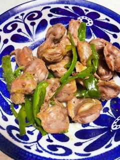 カレー風味♪ 砂肝炒め-レシピのメイン写真