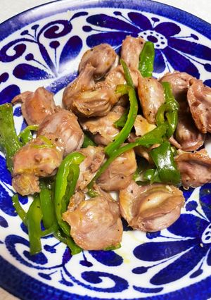カレー風味♪ 砂肝炒め-レシピのメイン写真