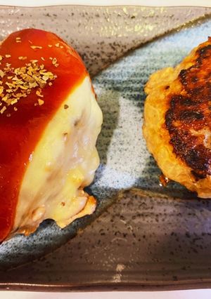 1度で2度美味しい♡簡単チーズハンバーグ-レシピのメイン写真