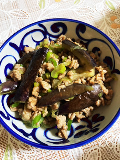 ナスと挽肉の焼肉風-レシピのメイン写真
