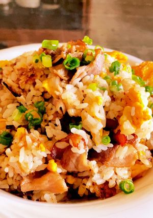 簡単！レタスと豚肉のチャーハン-レシピのメイン写真