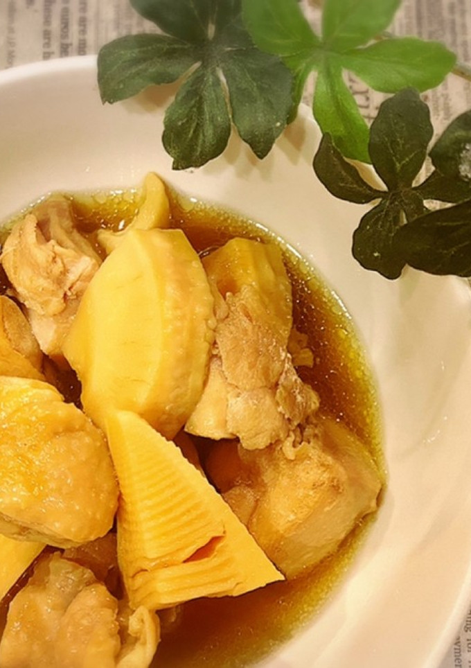 たけのこと鶏肉の煮物♪-レシピのメイン写真