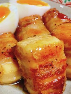 食べごたえ◎肉巻き厚揚げの甘辛照り焼き-レシピのメイン写真