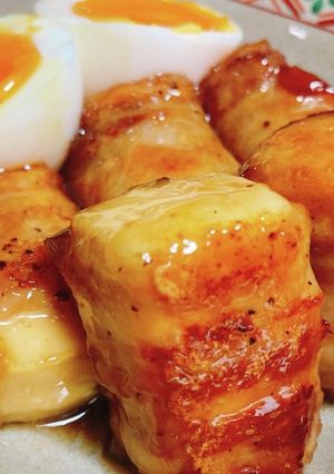 食べごたえ◎肉巻き厚揚げの甘辛照り焼き-レシピのメイン写真