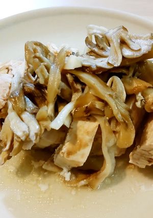 志麻さんの舞茸と鶏胸肉の蒸し煮-レシピのメイン写真
