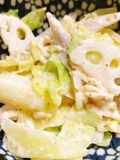 【病院】チキンと根菜マヨあえ【給食】-レシピのメイン写真