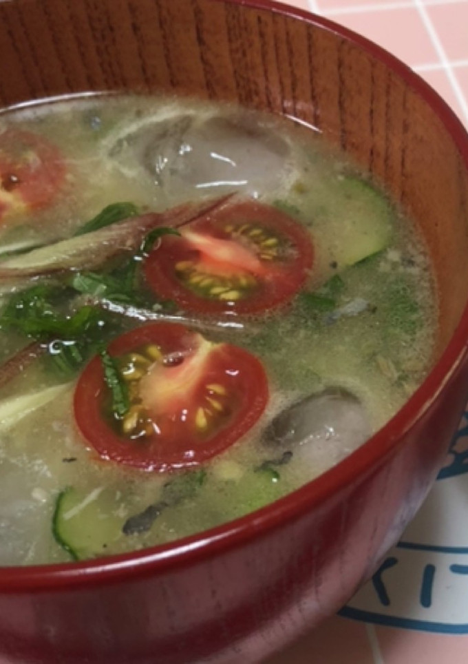 サバ缶冷や汁【簡単】-レシピのメイン写真