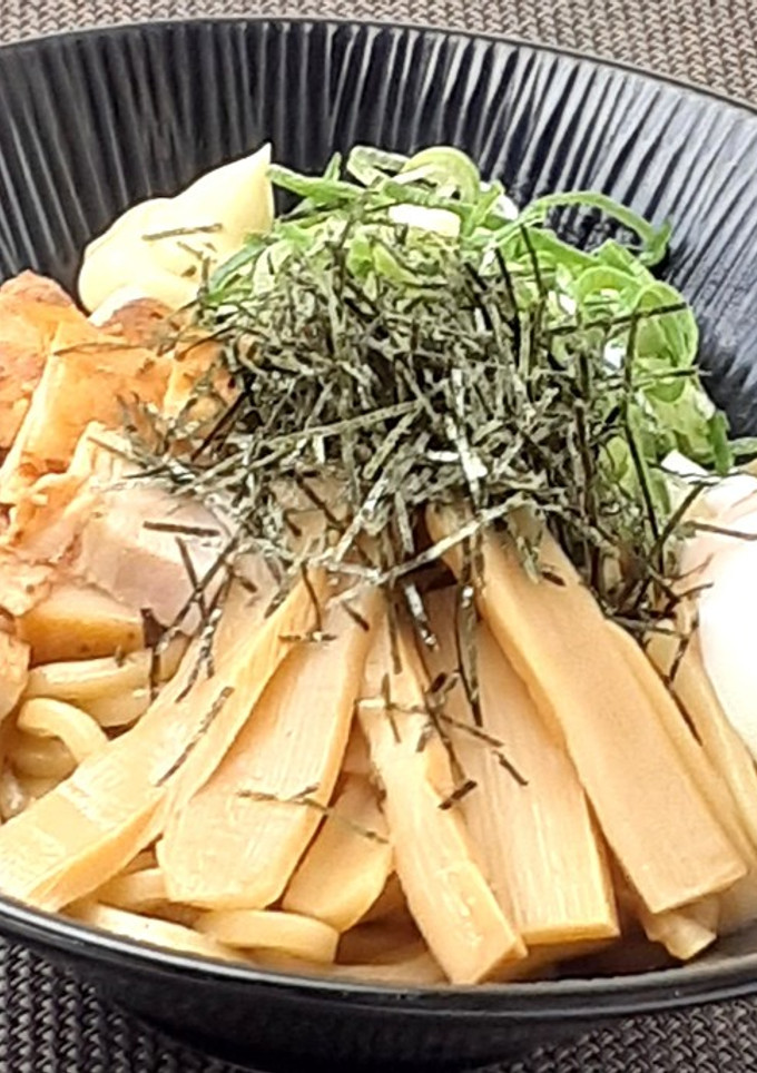 簡単 濃厚魚介スープ がっつりまぜそば-レシピのメイン写真