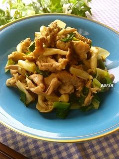葉玉ねぎと豚肉のピリ辛豆板醤炒め-レシピのメイン写真